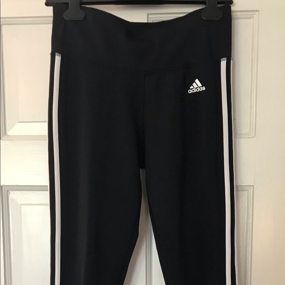 Adidas striped leggings